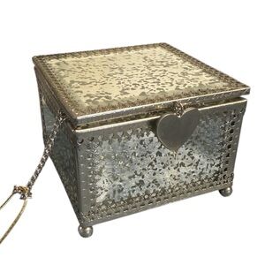 Nicole Miller Home Trinket Box Jewelry Box with Heart